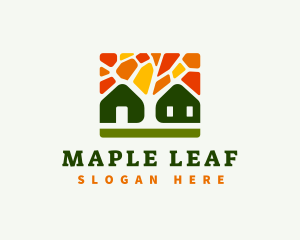 Real Estate Maple Tree  logo design