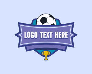 Soccer - Varsity Soccer Trophy logo design