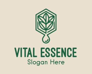 Natural Plant Oil Extract logo design