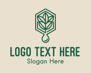 Plant - Natural Plant Oil Extract logo design