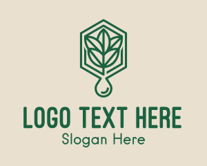 Green - Natural Plant Oil Extract logo design