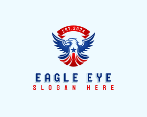 Freedom Eagle Patriot logo design