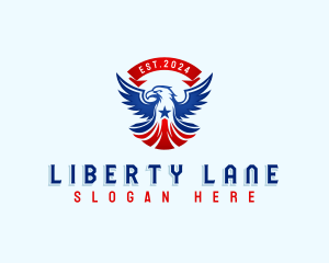 Freedom Eagle Patriot logo design