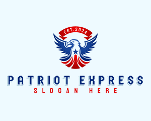 Freedom Eagle Patriot logo design