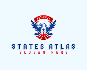 Freedom Eagle Patriot logo design