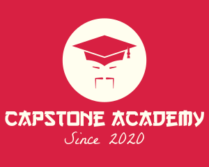 Graduation - Asian Graduation Cap logo design