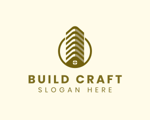 Building Construction Architecture logo design