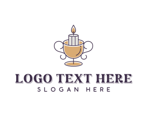 Goblet - Souvenir Candlelight Decor logo design