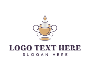 Candle - Souvenir Candlelight Decor logo design