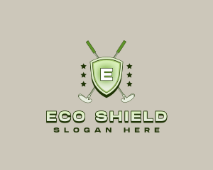 Golf Club Shield logo design