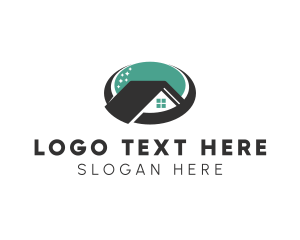 Eco Friendly - Housekeeping Roof Property logo design