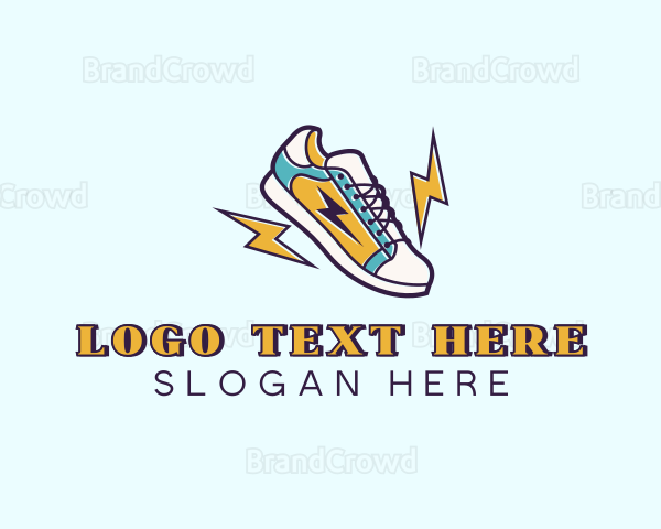 Lightning Bolt Sneakers Logo