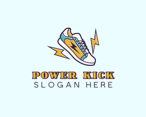 Lightning Bolt Sneakers logo design