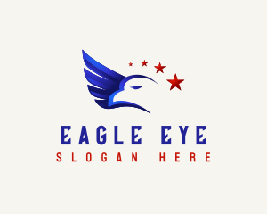 Patriot Eagle Wing logo design