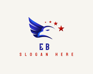 Veteran - Bird Eagle Wing logo design