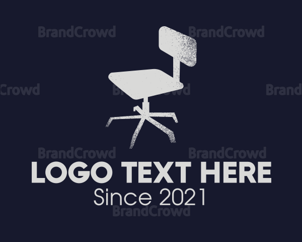 Gray Rustic Office Chair Logo
