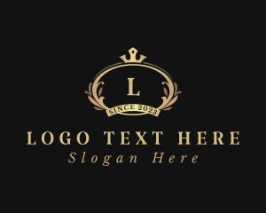 Golden - Crown Boutique Jewelry logo design