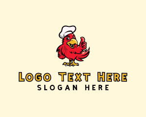 Eagle - Parrot Chef Restaurant logo design