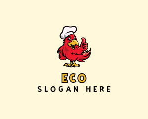 Toque - Parrot Chef Restaurant logo design