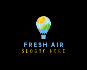 Hot Air Balloon Adventure logo design