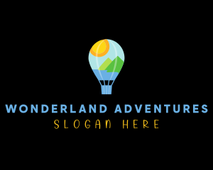 Hot Air Balloon Adventure logo design