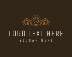Hot Chocolate - Decorative Luxury Coffee logo design
