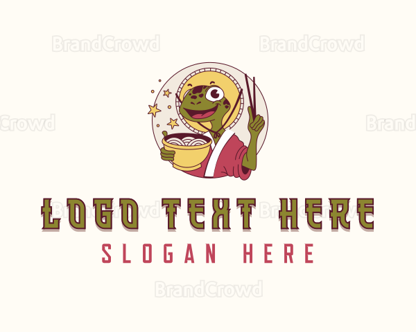 Frog Noodles Kimono Logo