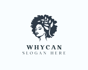 Hair Stylist - Woman Hairdresser Salon logo design