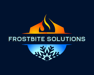 Freeze - Fire Ice Temperature logo design