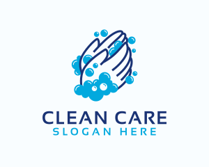 Hygienic - Cleaning Hand Sanitation logo design