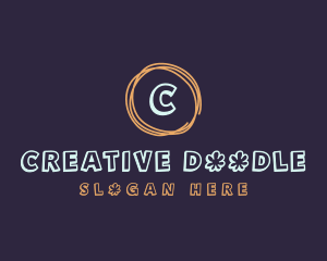 Doodle Art Drawing logo design