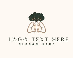 Root - Natural Tree Lung logo design