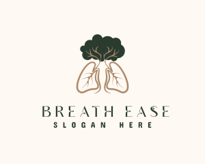 Respiratory - Natural Tree Lung logo design