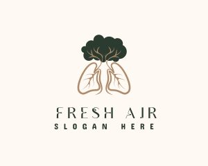 Natural Tree Lung logo design