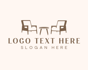 Couch - Furniture Chair Carpentry logo design