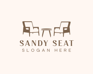 Furniture Chair Carpentry logo design