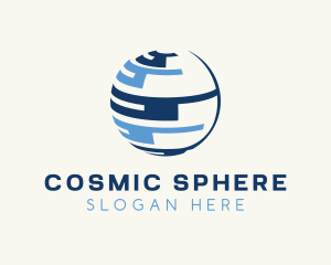 Globe Tech Sphere logo design