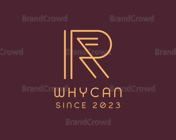 Marketing Business Letter R Logo