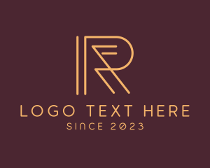 E Commerce - Marketing Business Letter R logo design