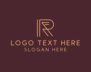 Innovation - Marketing Business Letter R logo design