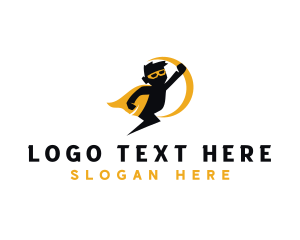 Cape - Lightning Hero Cape logo design