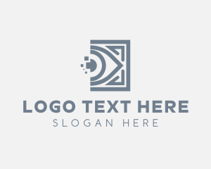 Web - Pixel Eye Technology logo design