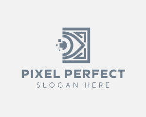 Pixel Eye Technology logo design