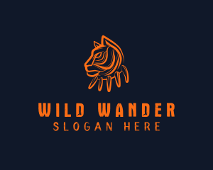 Wild Tiger Feline logo design