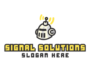 Signal - Gamer Robot Signal logo design