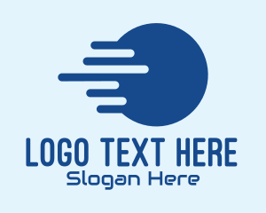 Web - Blue Round Digital Tech logo design