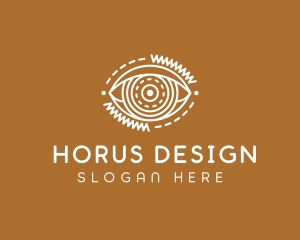 Horus - Surveillance Camera Eye logo design