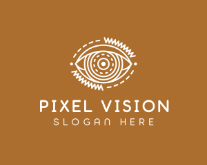 Surveillance Camera Eye  logo design