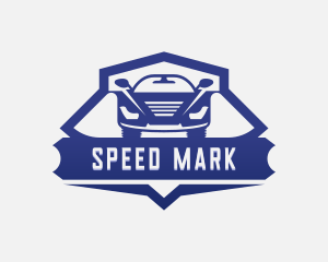 Sports Car Racing Vehicle  logo design