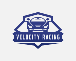 Sports Car Racing Vehicle  logo design